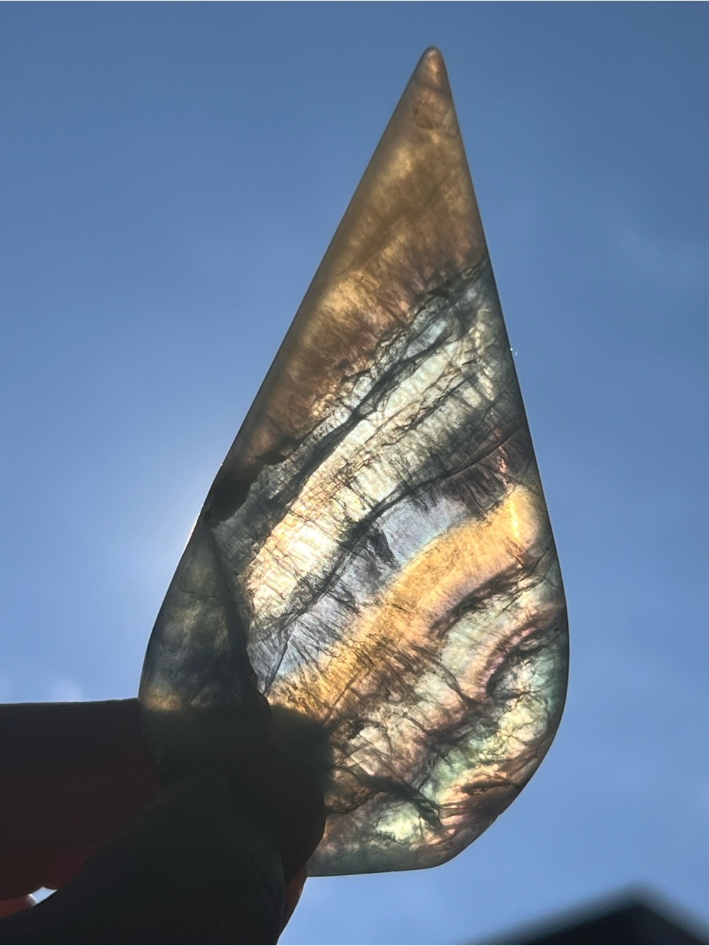 Fluorite (1) teardrop | crystal